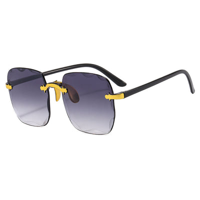 Rimless Square Sunglasses For Women