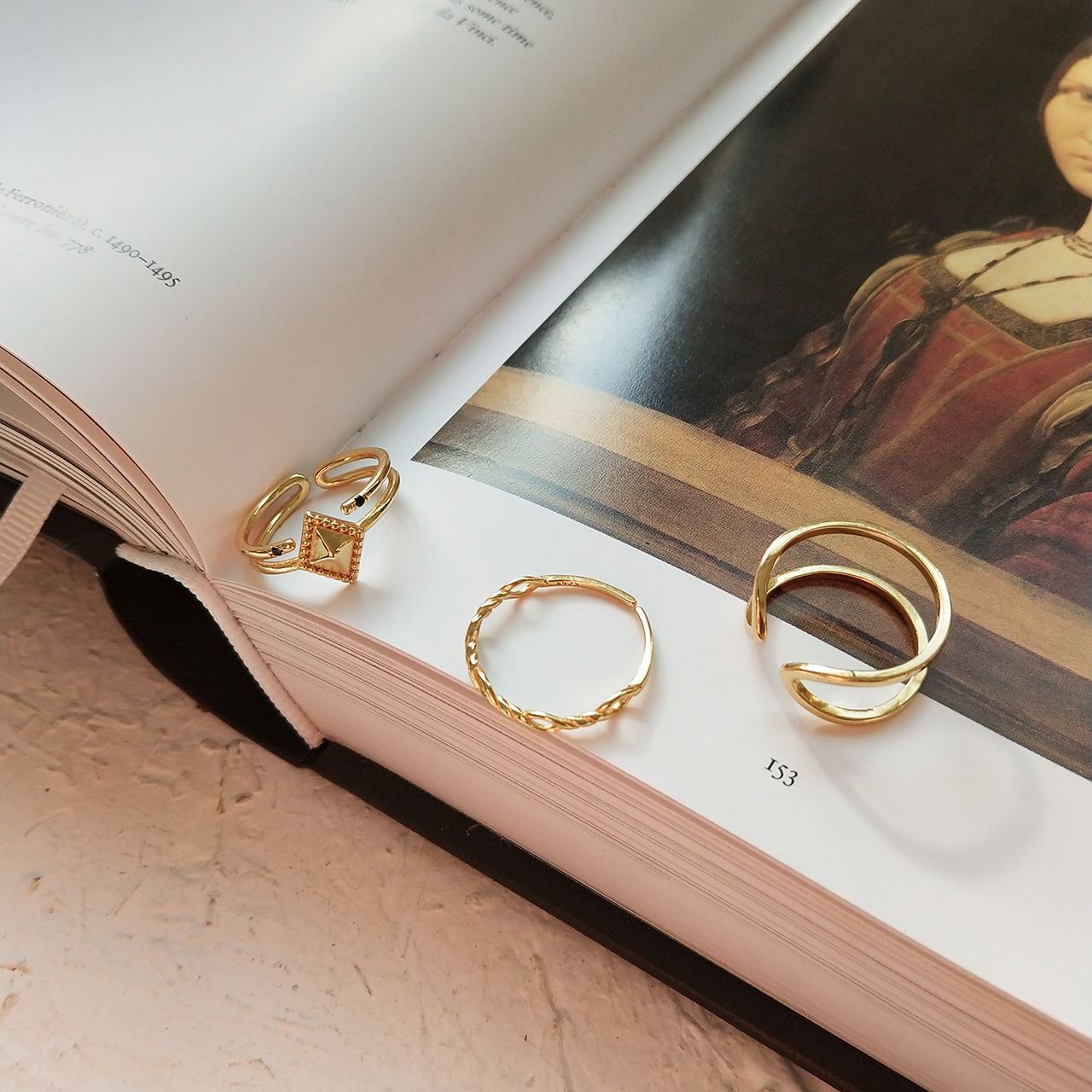 3 Styles  925 Sterling Silver Rings For Women