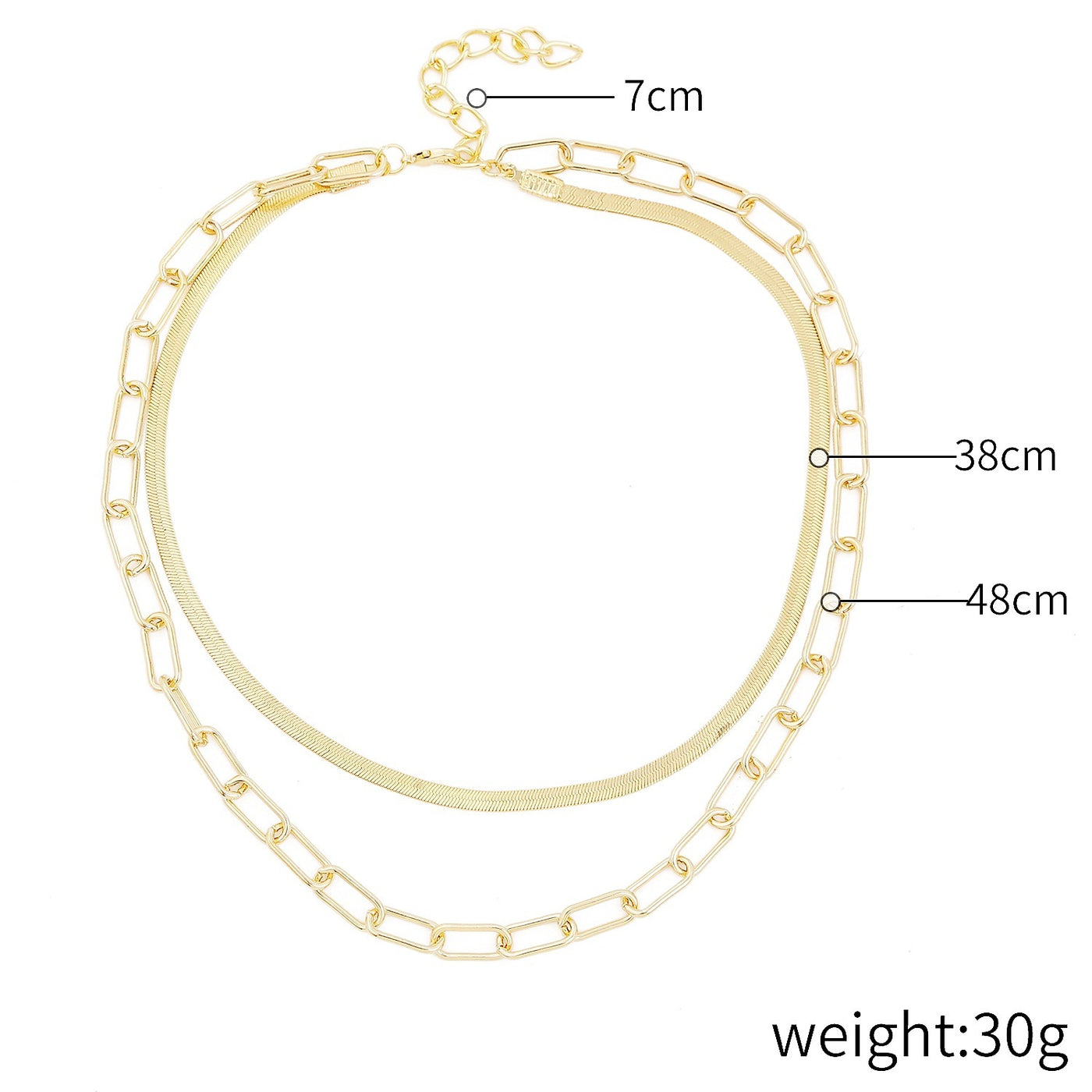 Necklace Female Twist Chain Necklace