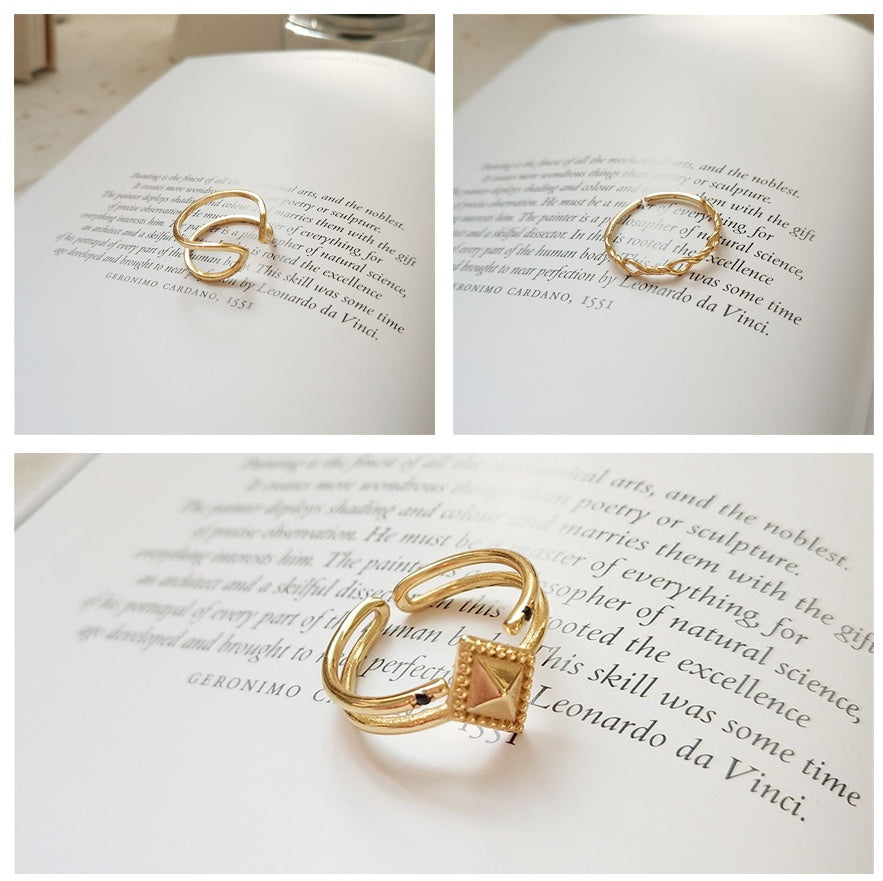 3 Styles  925 Sterling Silver Rings For Women