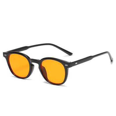 Women's All-match Small Frame Retro Korean Type UV Protection Round Rim Sunglasses