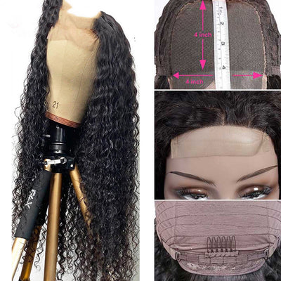 Wig European And American Shunfa Real Hair Lace 4x4 Headgear