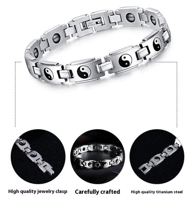 Tai Chi Titanium Steel Bracelet Jewelry For Men