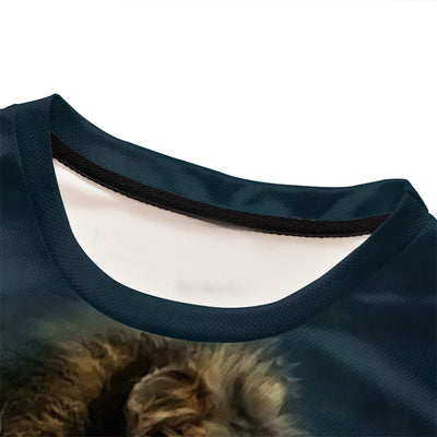 Summer Mesh Straight Men's T-shirt