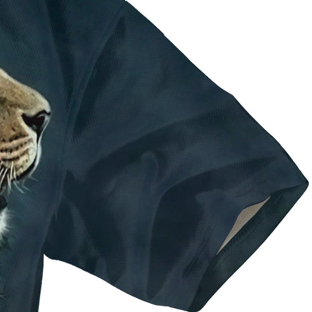 Summer Mesh Straight Men's T-shirt