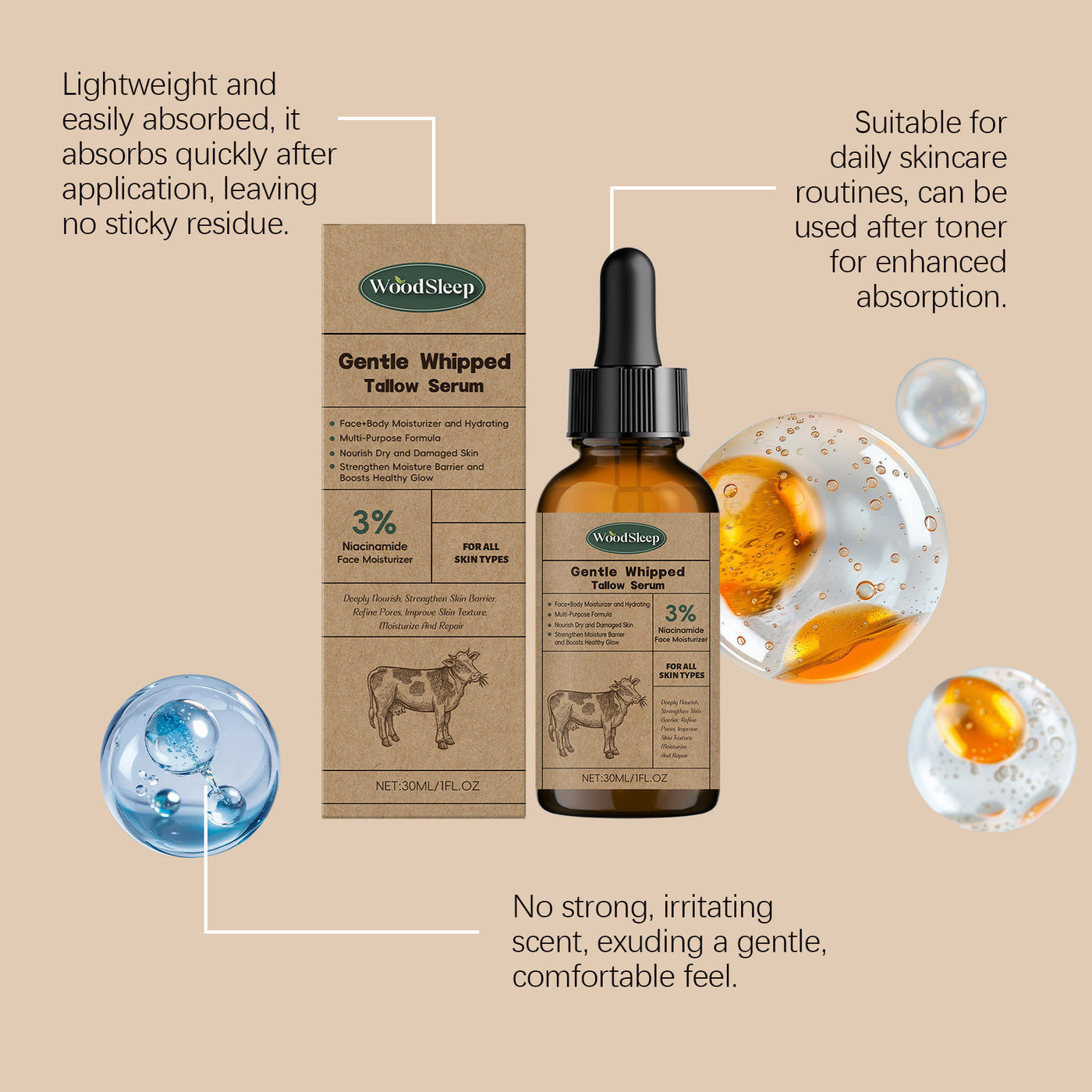 Whipped Tallow Serum