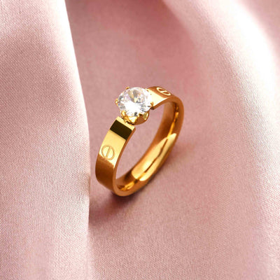 Titanium Steel Ring Men And Women Couple Jewelry