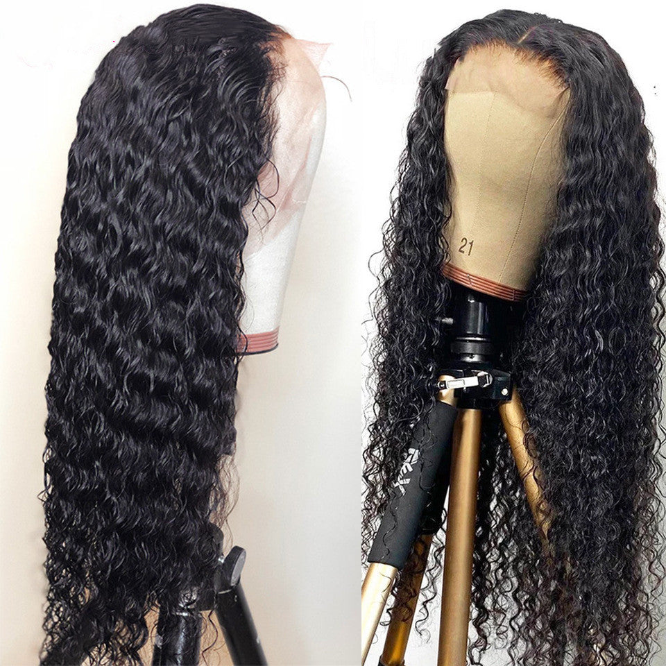 Wig European And American Shunfa Real Hair Lace 4x4 Headgear