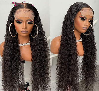 Wig European And American Shunfa Real Hair Lace 4x4 Headgear