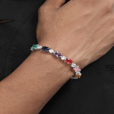 Colored Zircon Bracelets For Men And Women